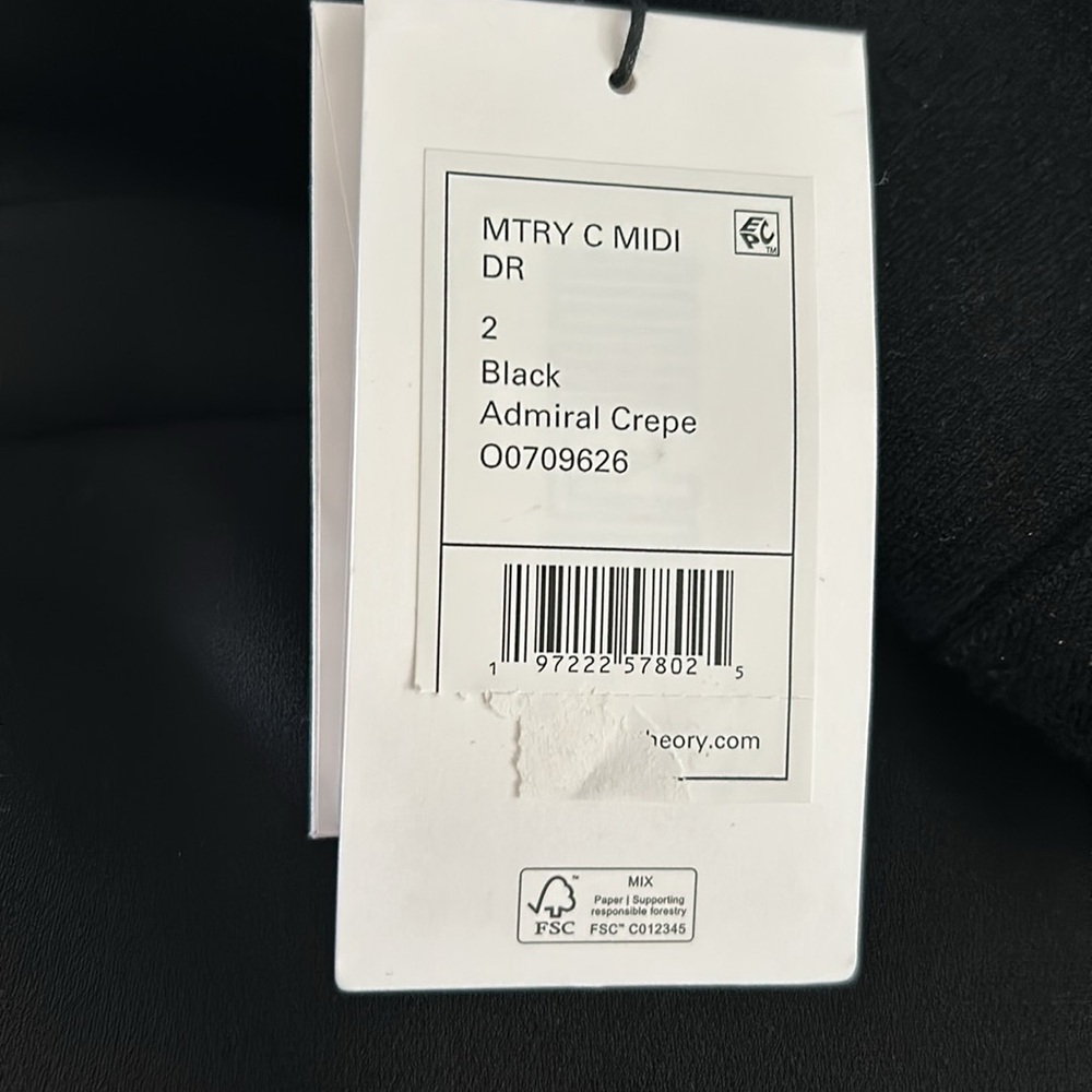 Theory Multi Media MIDI Dress - Picture 7 of 7